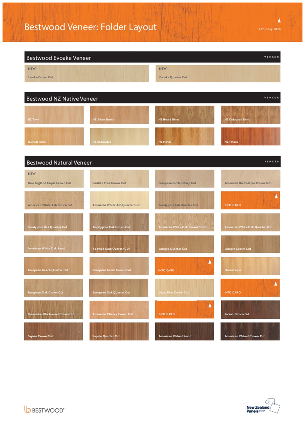 Bestwood Veneer Folder Layout